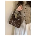 thumbnail image 5 of SPEKSEE Suede Hobo Bag for Women Studded Grommet Crossbody Tote Vintage Slouchy Shoulder Handbag Stylish Fall Purse, 5 of 6