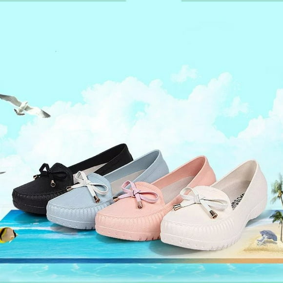 Ladies Rain Boots Waterproof Low Top Water Shoes Shallow Mouth Short Tube Rain Shoes Rubber Boots Women White 40
