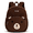 Brown, variant on Kids Backpack Toddler Kindergarten Children Cute Preschool Bookbag Lightweight,Brown Bear