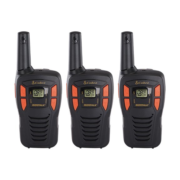 Cobra RX685 Walkie Talkies Two-Way Radios (Pair), 40-mile Range and 60 ...