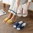 thumbnail image 3 of Chaussons d'Été pour Femmes, Antidérapants, Universels, Printemps et Automne, en Lin, Coton, 3 of 6