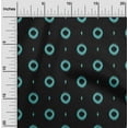 thumbnail image 1 of oneOone Viscose Chiffon Black Fabric Ikat Style Stripe Craft Projects Decor Fabric Printed By The Yard 42 Inch Wide, 1 of 4