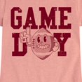 thumbnail image 3 of Instant Message - Game Day Football - Toddler & Youth Girls Short Sleeve Graphic T-Shirt, 3 of 6