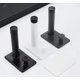 thumbnail image 2 of Tope de puerta anticolisión de goma silenciosa superior con gancho sin perforaciones, Tope de puerta con gancho for ropa trasera for puerta de baño, 1 unidad, 2 of 2