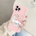 thumbnail image 1 of Phone Case for For Apple iphone 12 Pro Max 11 Mini Girls Anti-drop Cartoon Cinnamoroll Kuromi Hello Kitty Silicone Printed Cover ZR, 1 of 7
