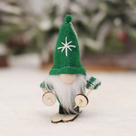 

Fjofpr New Christmas Cartoon Pendant Ski Scene Dress Up Hot