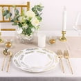 thumbnail image 4 of BalsaCircle 24 Clear 8" Disposable Plastic Cutlery Gold Glittered Handle Tableware, 4 of 8