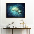 thumbnail image 4 of Cuadros Decorativos 11CT punto de cruz completo gato civeta de agua estampado DIY Kits de bordado artes hechas a mano Tmvgtek embutido en tela, 4 of 9