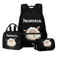 thumbnail image 1 of Palworld Magic Beast Palu Bag Backpack Lunch Bag Pencil Case Three-piece Set-week, 1 of 4