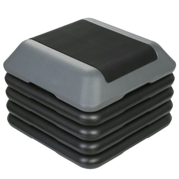 RONG-3 Step Aerobic Platform, Exercise Step,Fitness Training Workout Stepper for Home Gym, Cardio Strength, Multiple Options,16 Inch