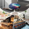 thumbnail image 4 of Tutolipy Glitter Galaxy Round Bar Stool Cover 2 Pieces, Soft Elastic Slipcovers for Upholstered Furniture, Dustproof Round Stool Covers Washable Stool Covers, 4 of 5