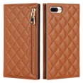 thumbnail image 3 of Feishell Crossbody Bag Wallet Case for iPhone 8 Plus/iPhone 7 Plus,Shockproof Luxury PU Leather Zipper Pocket Magnetic Closure Folio Card Slot Flip Kickstand Phone Case with Shoulder Strap,Brown, 3 of 12