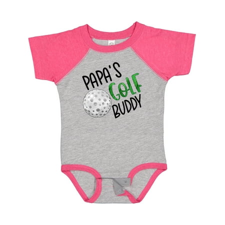 

Inktastic Papa s Golf Buddy with Golf Ball Boys or Girls Baby Bodysuit
