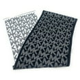 thumbnail image 2 of Michael Kors Jet Set Logo Print Reversible Muffler Scarf, Black/Cream, 2 of 4