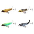 thumbnail image 2 of Fishing Lure Whopper Popper Topwater Artificial Hard Bait 3D Eyes Plopper With Soft Rotating Tail Fishing Tackle, 2 of 4