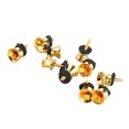 thumbnail image 6 of 10PCS Guitar Strap Lock Buttons Mushroom Style Metal End Pins with Screw for Electric Guitar Bass Ukulele Gold, 6 of 8
