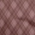 thumbnail image 1 of oneOone Viscose Chiffon Dark Rose Brown Fabric Check Quilting Supplies Print Sewing Fabric By The Yard 42 Inch Wide, 1 of 5