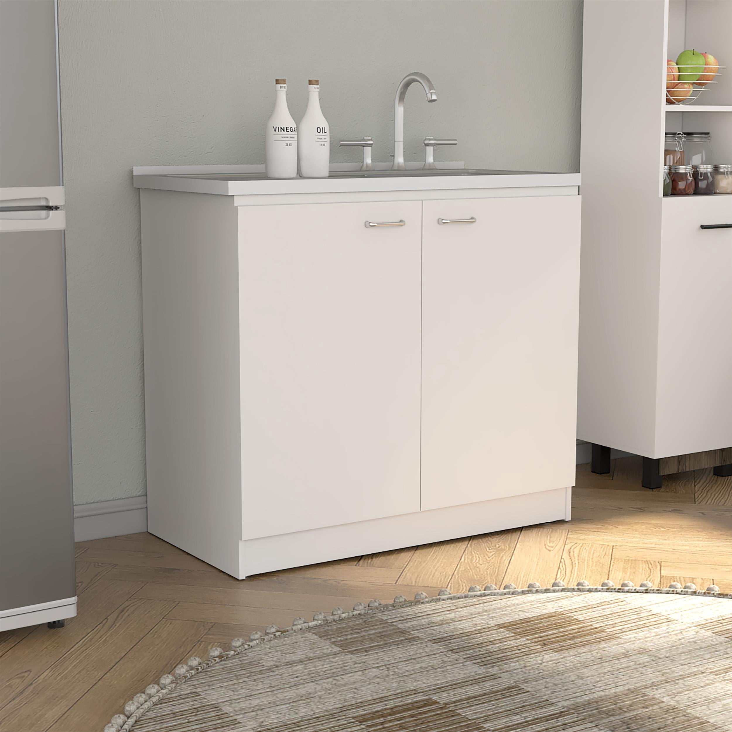 Tuhome Napoles Utility Sink White MDF