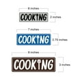 thumbnail image 5 of Signs ByLITA Standard Cooking Sign (Black) - Large, 5 of 6