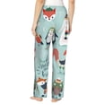 thumbnail image 3 of Sigee Christmas Winter Animals Print Women's Soft Pajama Pants - Breathable and Comfortable Lounge Sleep Bottoms with Elastic Waistband and Pockets-Small, 3 of 9