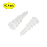 10x32mm Ancrages Muraux Tuyau D'expansion Plastique Blanc 50 Pack