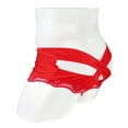 thumbnail image 5 of Bigersell Bikini Underwear for Women Clearance Seamless Underwear Women Thong Panty Style P-378 Nylon Brief Panties Cotton Thongs Briefs Mid Waist Women's Briefs Red L, 5 of 5