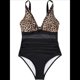 thumbnail image 5 of Traje de Baño de con Control de Abdomen para Mujer, Push Up, Cintura Alta. de Leopardo L, 5 of 10