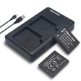 thumbnail image 1 of Kit de baterías Newmowa Li-50B con cargador dual USB, 2 unidades, 1 of 7