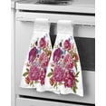 thumbnail image 2 of Flower Plant Dandelion Leaves Kitchen Towel Bathroom Absorbent Soft Children's Hand Towel Table Cleaning Cloth, 2 of 7
