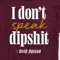 thumbnail image 3 of Yellowstone - Don't Speak Dipsh - Men's Short Sleeve Graphic T-Shirt, 3 of 6