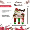thumbnail image 2 of Letrero Navideño para Puerta de Feliz Navidad, 2 of 5