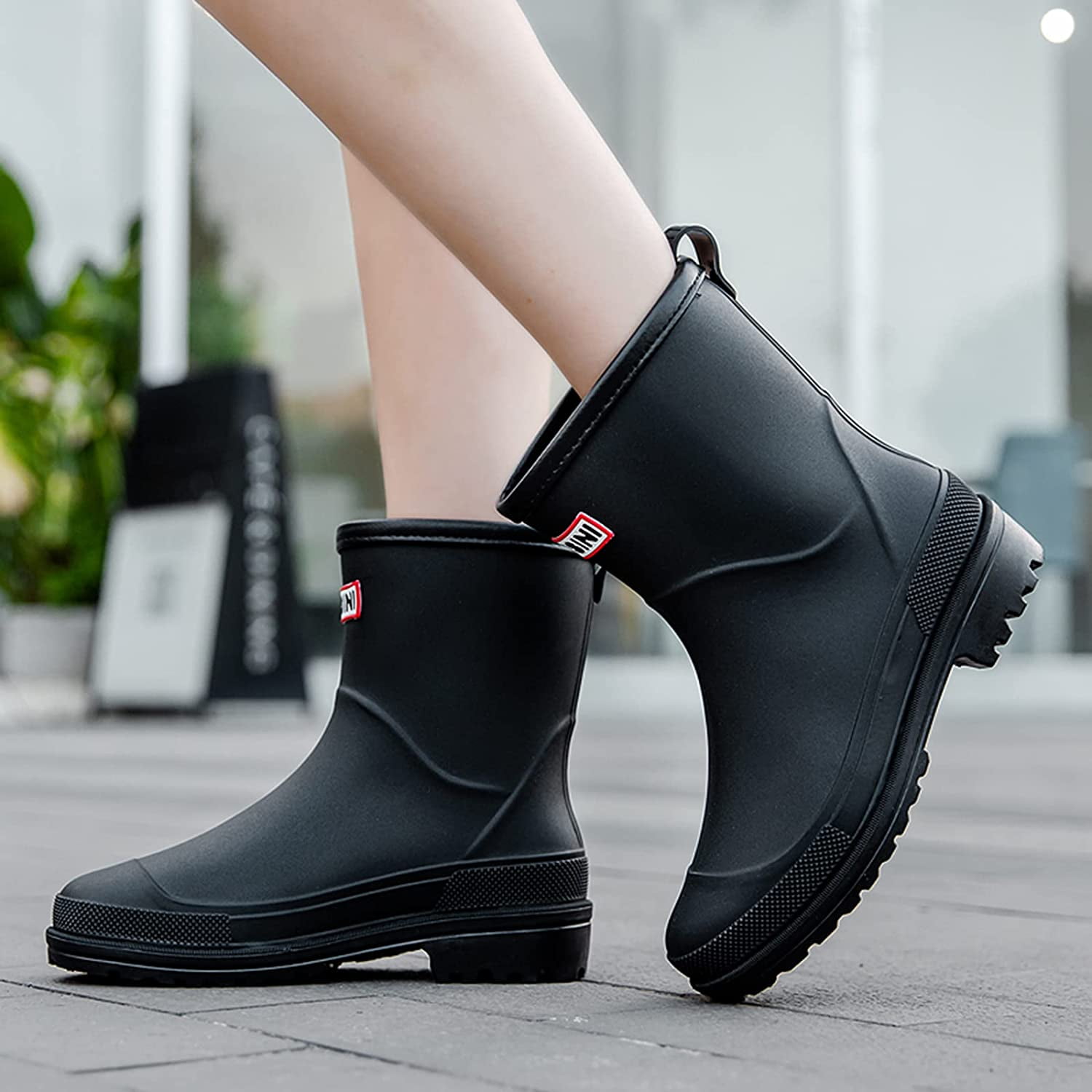 Mid calf rain boots walmart online