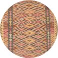 thumbnail image 1 of Ahgly Company Machine Washable Indoor Round Traditional Sand Brown Area Rugs, 4' Round, 1 of 7