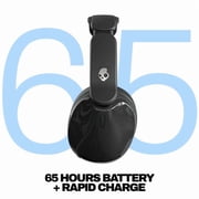 Skullcandy Hesh 540 ANC Wireless over-Ear Headphones with Active Noise Canceling, True Black