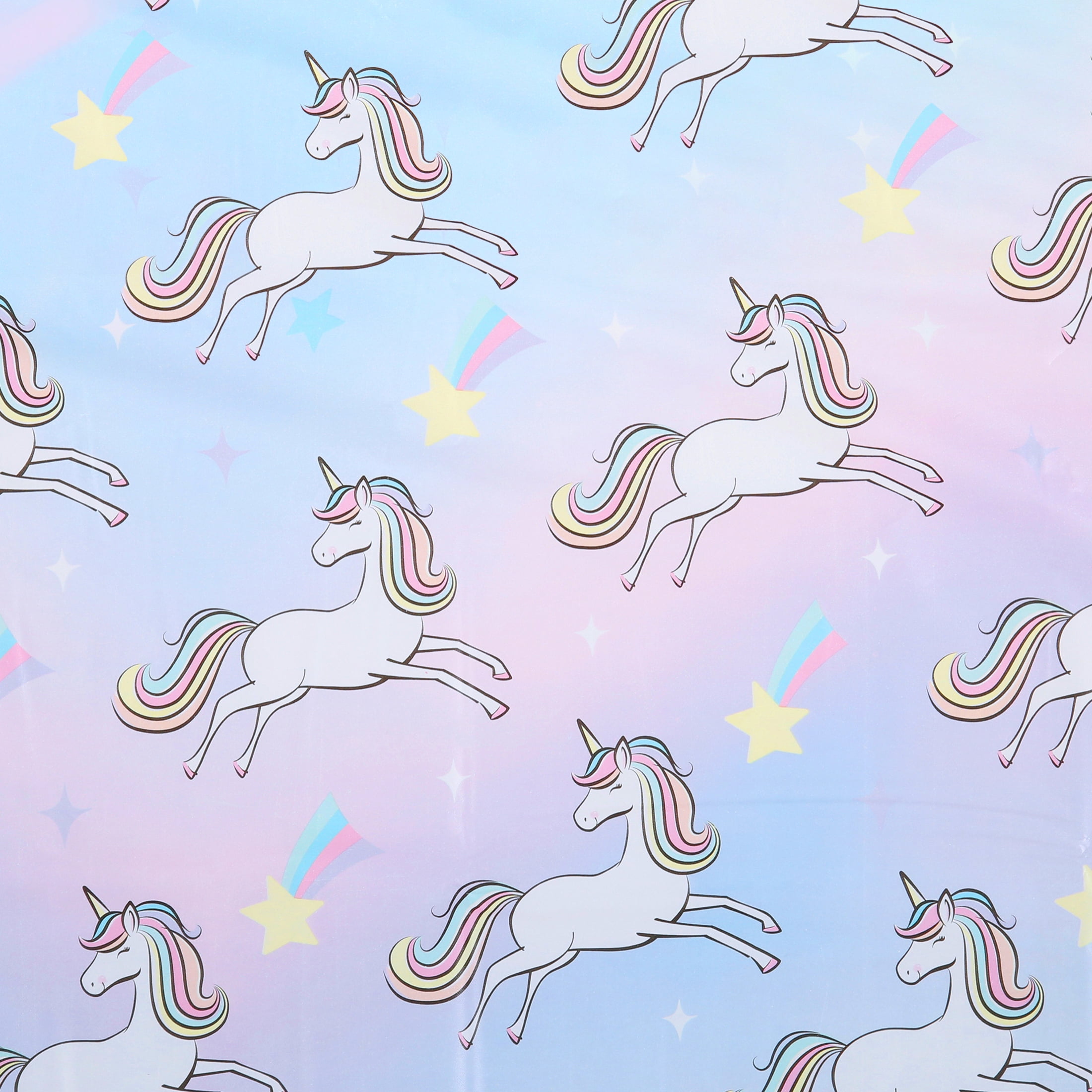 Way to Celebrate! Dreamy Unicorn Plastic Party Tablecloth, 84 x 54in