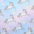 Way to Celebrate! Dreamy Unicorn Plastic Party Tablecloth, 84 x 54in