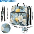 thumbnail image 2 of FORMRS Zipper Binder with Shoulder Strap 2-inch Ring 500 Sheet Capacity File Bag, Lemon Pattern, 2 of 5