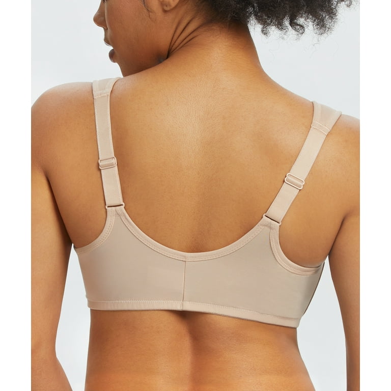 Exclare Everyday Bra Women's Plus Size Front Closure U-Back