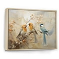 thumbnail image 2 of Designart "Simplistic Floral Birds Of Paradise VIII" Birds Of Paradise Floater Framed Wall Art Living Room, 2 of 5