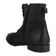 thumbnail image 3 of LIBERTYZENO Mens Genuine Cow Leather Winter Boots, Black, 3 of 9