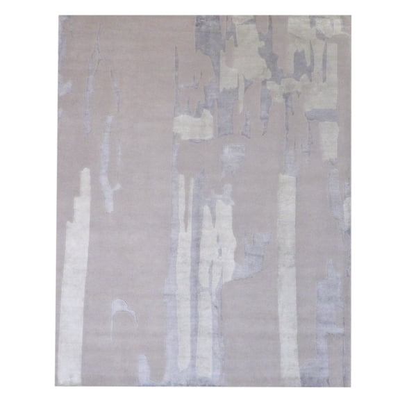 Wahi Rugs Hand Knotted Modern Abstract Wave Design 8'0"x10'0" -w1047