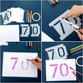 thumbnail image 2 of Tineasur White Interlocking Design Curb Stencils Kit for DIY Crafting Projects, 2 of 8