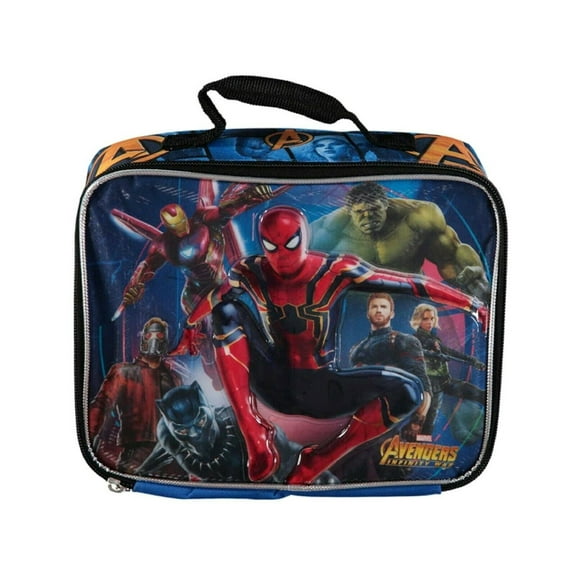 Marvel Avengers Insulated Lunch Box - Spider-Man, Hulk, Ironman Lunchbox