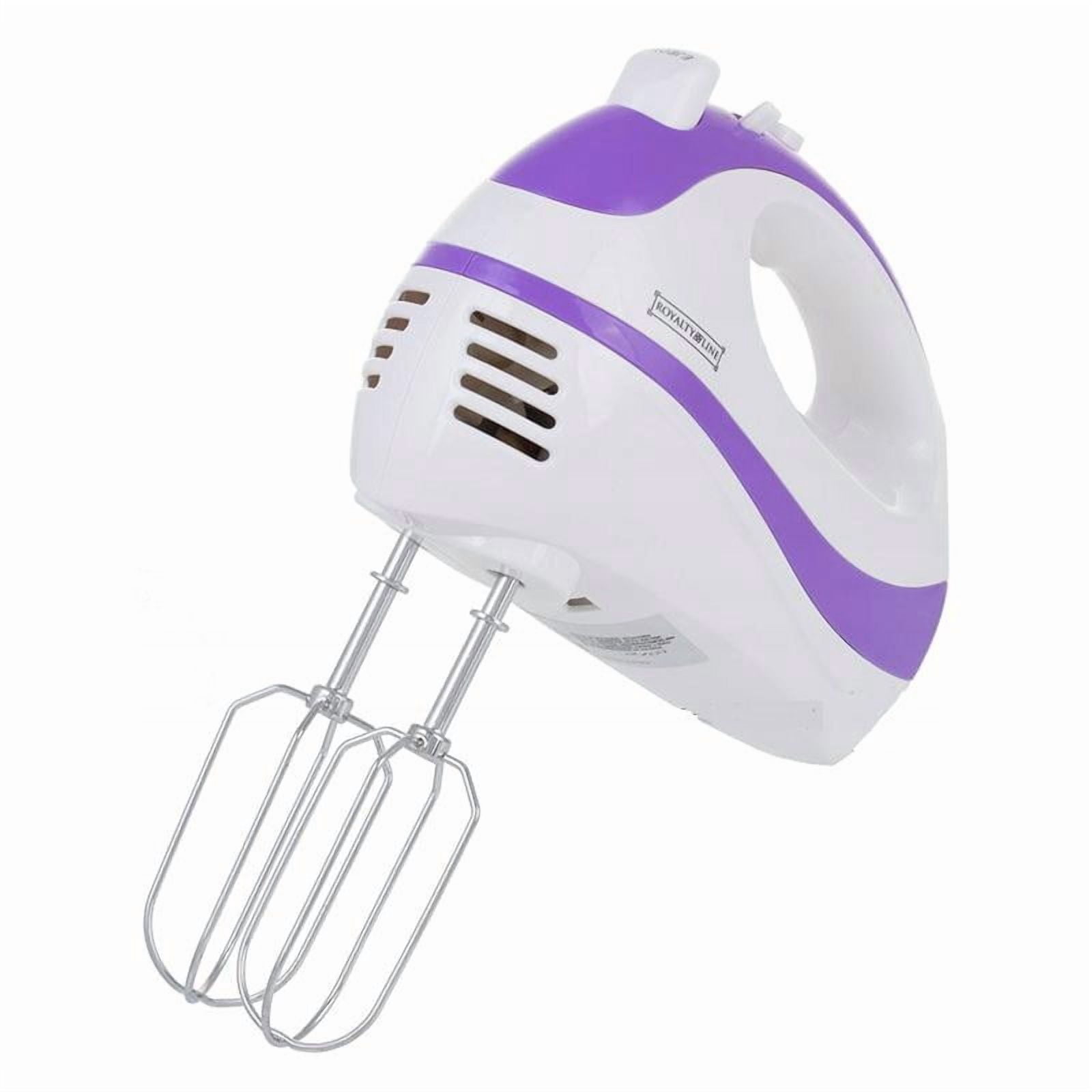 Classic 300W Hand Mixer: 5 Speeds, Beaters & Dough Hooks White