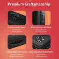 thumbnail image 4 of Switch 2 Carry Case Compatible with Nintendo Switch 2,with Games Cartridges Waterproof and Dustproof Travel Case for Switch 2 Accessories,with Handles and Shoulder Straps Gray, 4 of 7