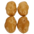thumbnail image 1 of Miangastore 4Pcs Decorative Potato Models Desktop Potato Decors Adorable Fake Potatoes Showcase Accessory, 1 of 8