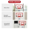 Lvelia Mini Basketball Hoop Indoors for Kids Toddlers, Wall Mounted