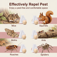 thumbnail image 3 of Mouse RodentRepellent,36 Pack Peppermint Oil Mouse Traps for Rat Mice, Ant, Roach, Spider, Squirrel, Nature Mouse Deterrent for Indoor Outdoor Use, for Garden & Home, Family & Pet Safe, 3 of 7