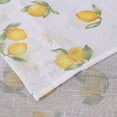 thumbnail image 5 of Haperlare 26"W x 24"L Semi Sheer Kitchen Curtain Lemon Plant Pattern Short Window Treatment Tiers for Cafe Kitchen, Yellow Lemon, 2 Panels, 5 of 6
