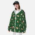 thumbnail image 3 of Lsque green Christmas Element UPF 50+ Lightweight Sun Protection Men's Women's Long Sleeve Shirt, Hoodie Performance -X-Large, 3 of 9
